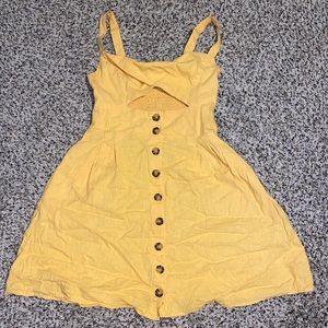 Yellow Forever 21 Dress